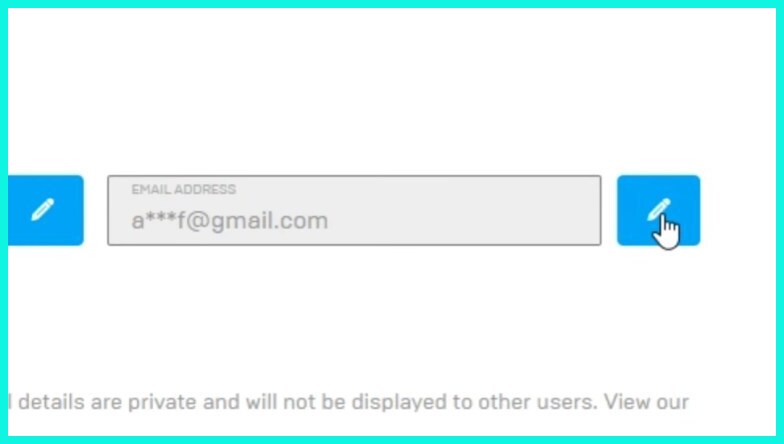 Внесите изменения в свой адрес электронной почты в Epic games