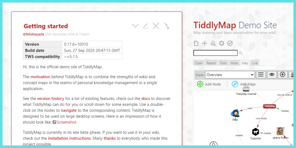 Альтернативы TiddlyMap LucidChart